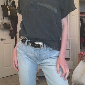 light wash flare jeans